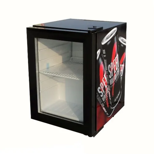 Oem Commercial Transparent Glass Door Refrigerator Mini Fridge Soft