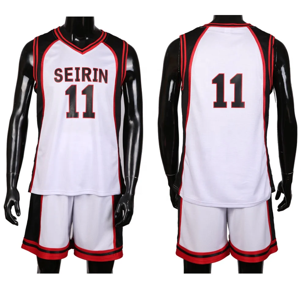 Seirin High Team Basketball Jersey And 