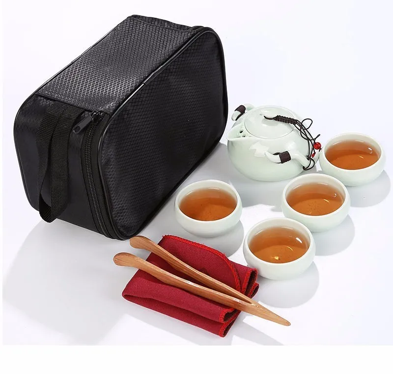 Chinese Travel Kung Fu Portable Tea Set Ceramic