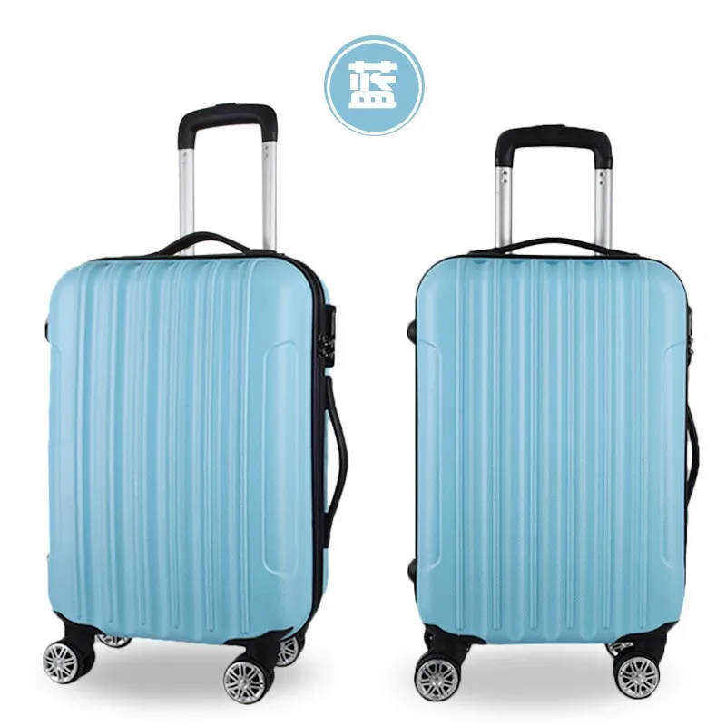 Abs Pc Luggage 2 Piece Set Pc+abs Suitcase With Lock 20 Inch 24 Inch 28