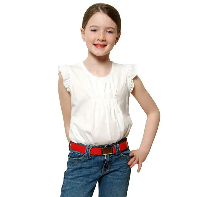Hot Sale Amazon Adjustable Colorful Stretch Elastic Unisex Girls Boys Kids Belt Buy Kids Belt