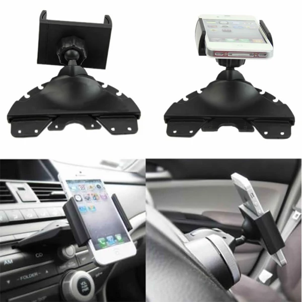 Universal Car Mount Holder CD Player Slot Cradle for