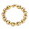 Hiphop Stainless Steel Pig Nose Buckle Chain Bracelet for Men Fashion Jewellery