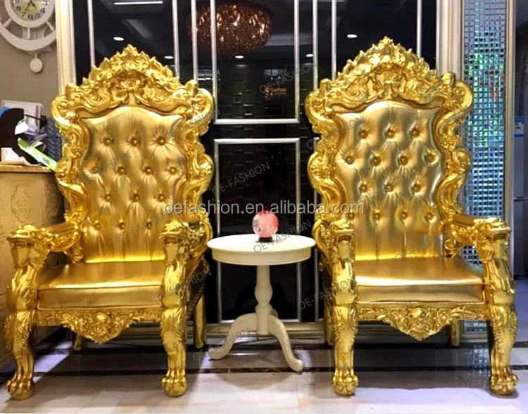 Oefashion Wholesale Cheap Gold King Throne Chair From China Buy King