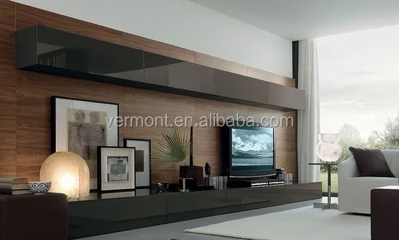 2017 Bien diseñado Personalizado Moderno gabinetes De Madera TV