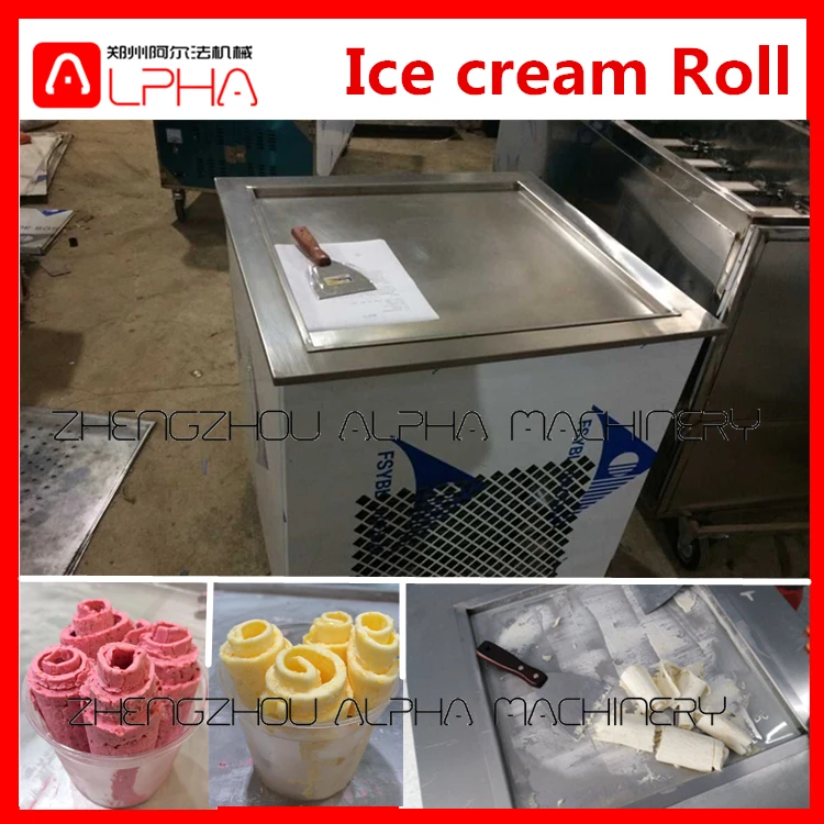 Thailand Flat Pan Ice Cream Roll Making Machine Buy Ice Cream Roll