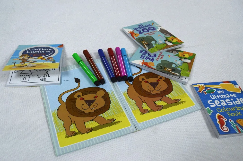 Cheap Zoo Animal And Undersea Kid's Color Filling Book ...