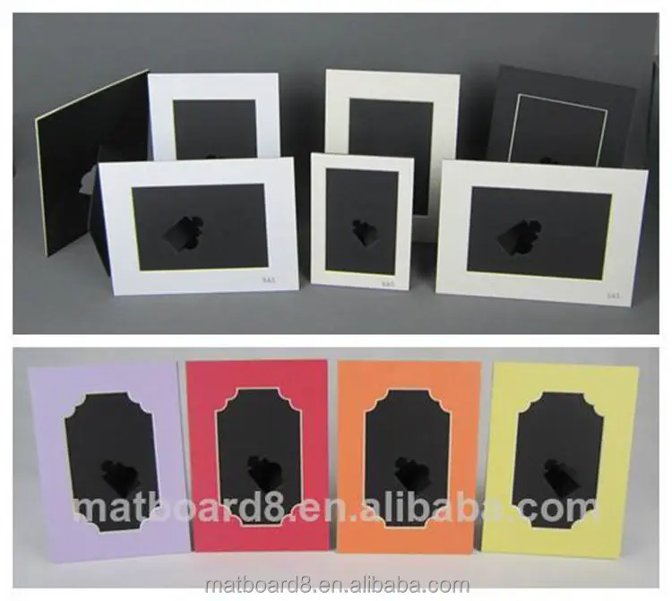 Cardboard Picture Frame With Easel Backs Photos Frame 5x7,6x8,8x10