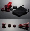 Universal clip 3 in 1 fisheye macro wide angle camera Lens for all mobile phone