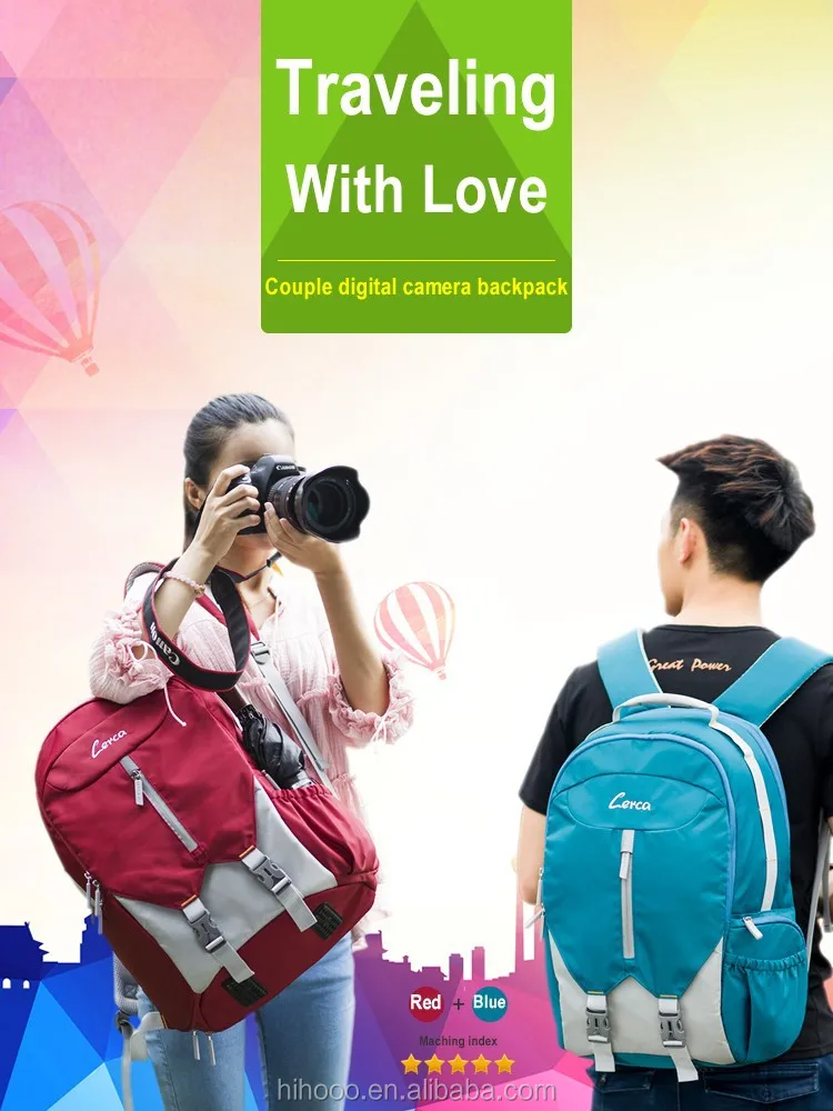 Hot Sale New Design Multi-functional Waterproof Lightweight Professional Shockproof Dslr Camera Backpack