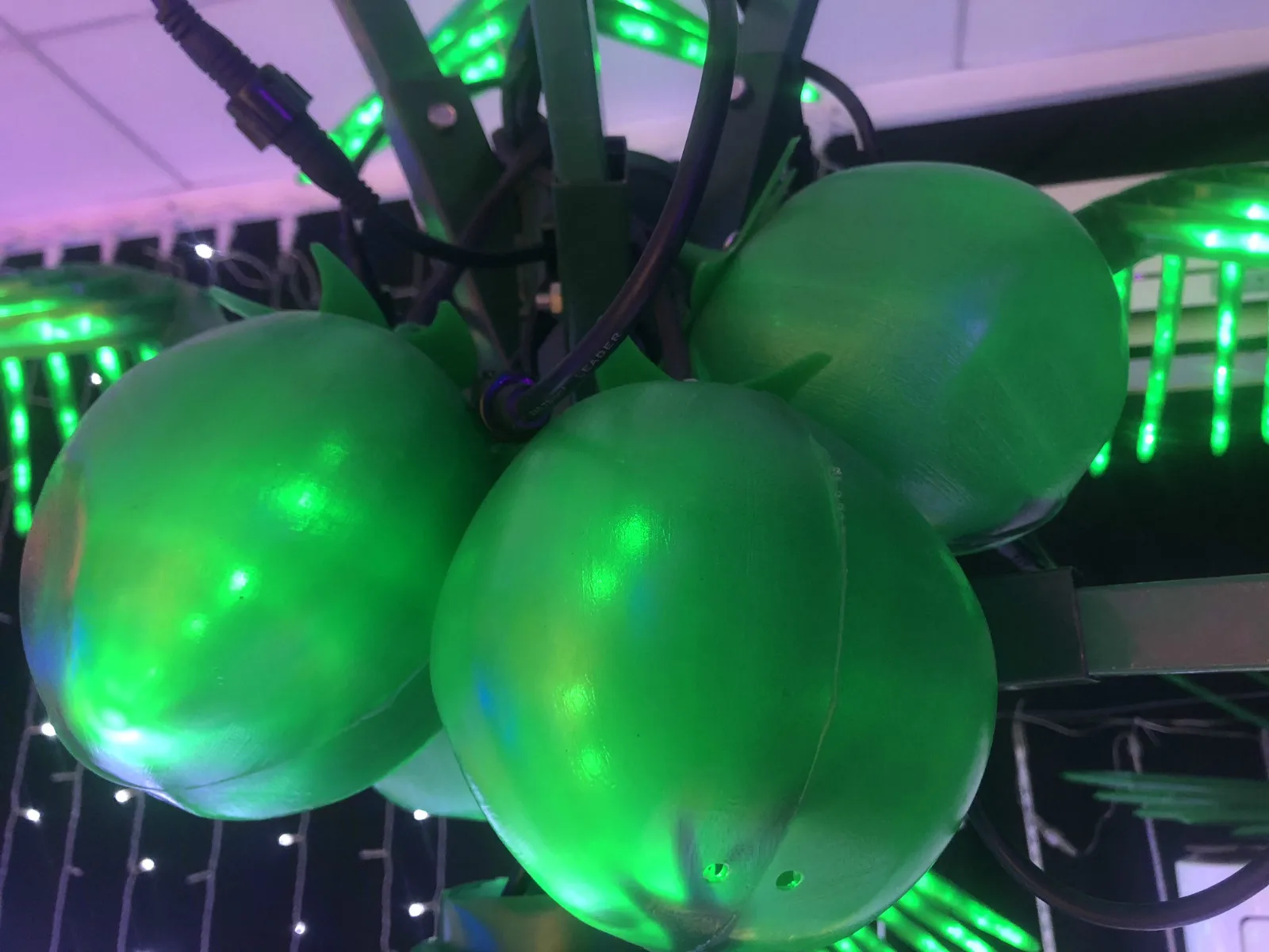 Colorful Attractive Led Palm Tree Light Garden Decoration Buy Garden