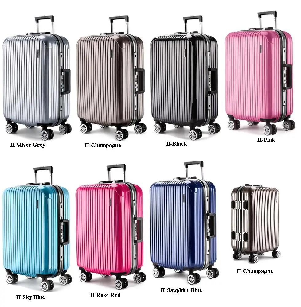 High Grade Luxury Abs Pc Aluminum Frame Luggage Trolley Suitcase Travel ...