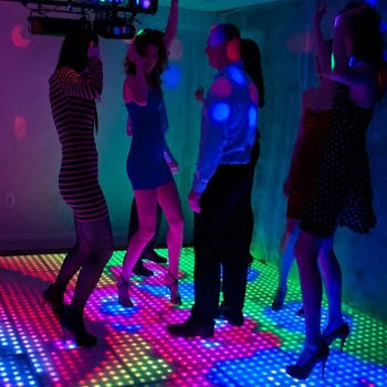 dj led interactive dance floor disco mat panel larger night club