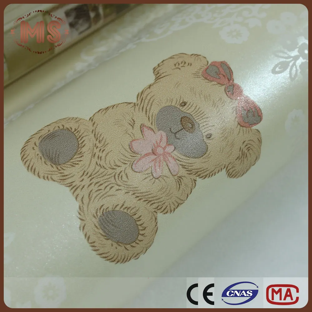 Orso bello disegno carta da parati tessuto non tessuto di carta da ... Carta parati isolante termico