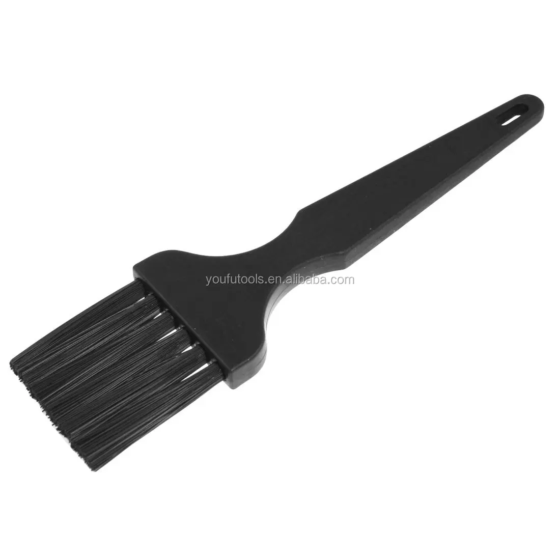 Esd Anti Static Brush Black 4 X 4cm Plastic Flat Handle Brush Buy Esd