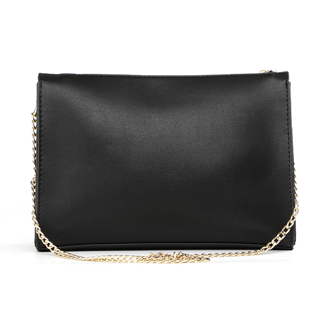 7398-Fall winter season fashion party metal chain patch & embroidery shoulder bags