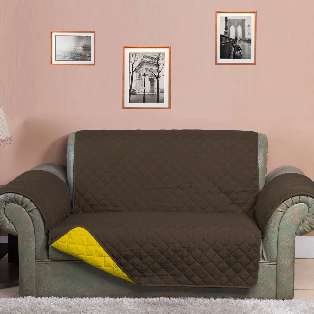 Manual Recliner 3-Seat Sofa Chair Slipcover Home Ergonomic ...