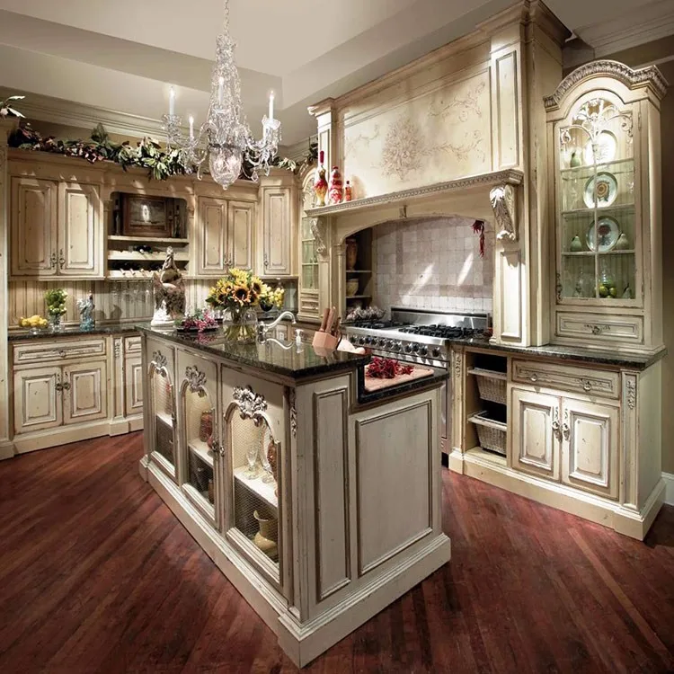 Luxury European Villa Style Solid Wood Kitchen For Sale Buy