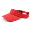 Summer custom wholesale polyester sports hats,wide brim sports sun visor caps for women