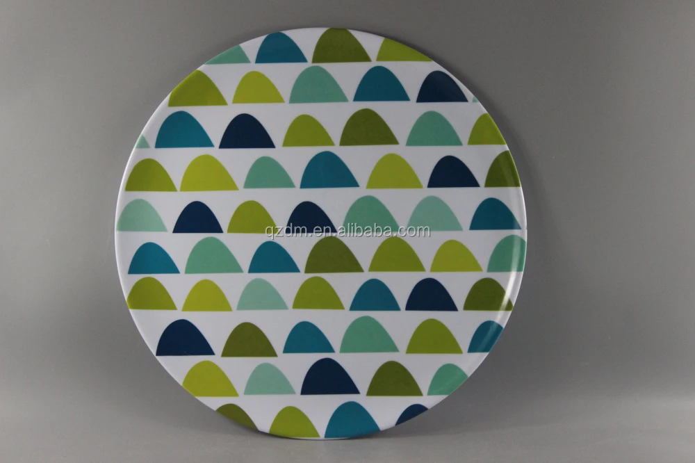 Custom Made Melamine Round Plate Made In China