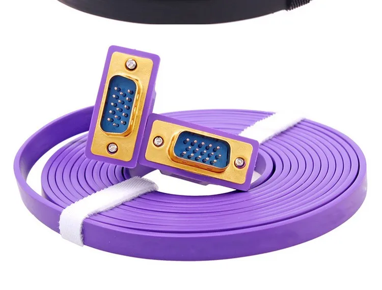 High Quality 15pin VGA Cable M/F Serial Extension Cable RS232 100 foot vga cable - ANKUX.COM
