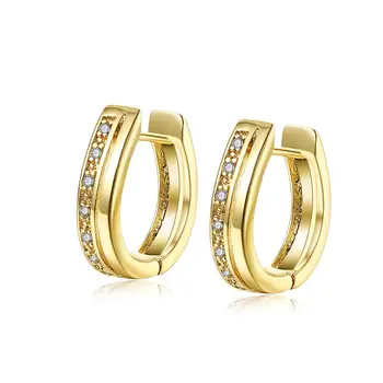 Dubai Gold Jewelry Earring 14k Gold Color Earrings Saudi Gold Jewelry ...