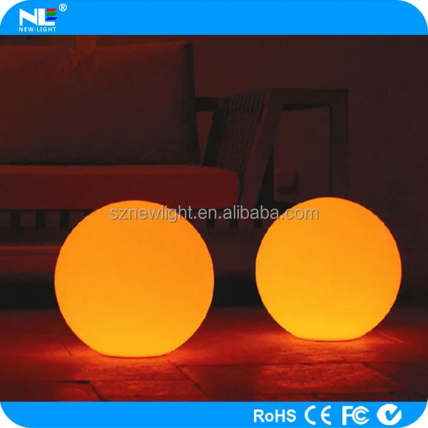 illuminated LED ball light 16 colors change LED ball waterproof outdoor LED light ball