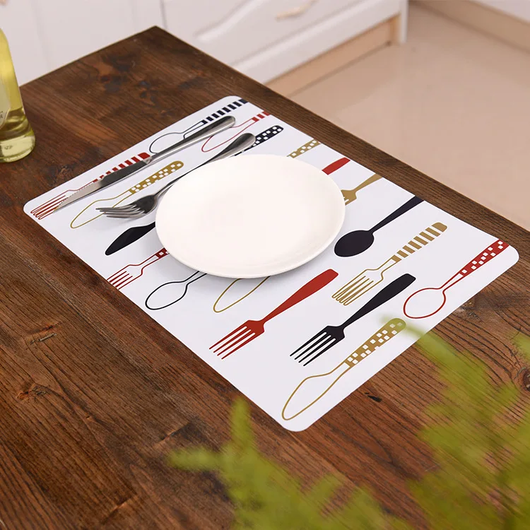 Plastic Dining Table Mat And Table Plate Mat Kid Plastic Placemats
