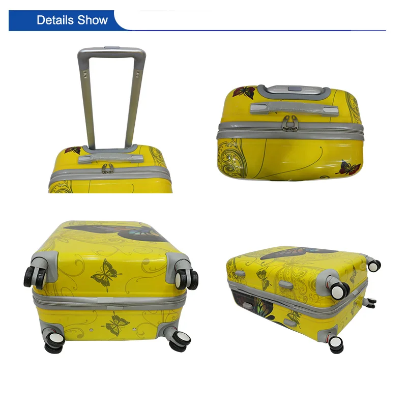 New Models 3 Pcs Set China Supplier Unique Butterfly Travel Carry On ABS Case Hard Shell Luggage.jpg