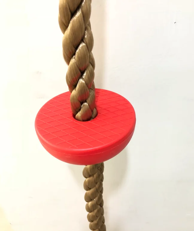 Climbing Rope With Platforms And Disc Swing Seat Swing Set
