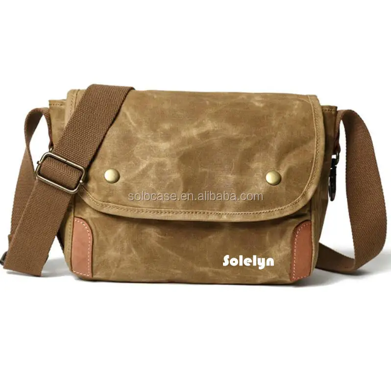 Waxed Canvas Messenger Bag