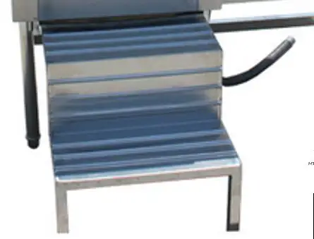 Pet bath sink with mobile door and blower