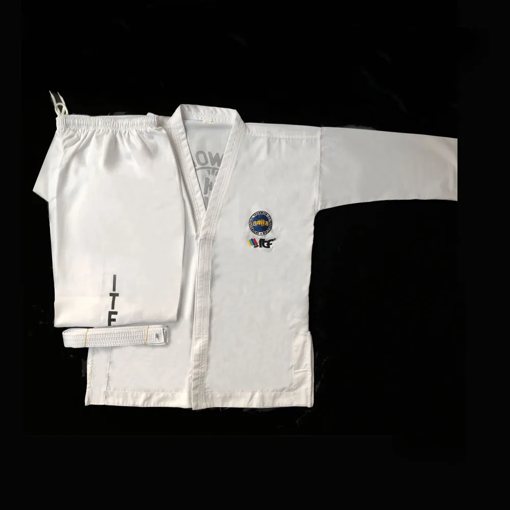 Tae Kwon Do Dobok Brand Taekwondo Suit Adult Gi Diamond Fabric - Buy ...