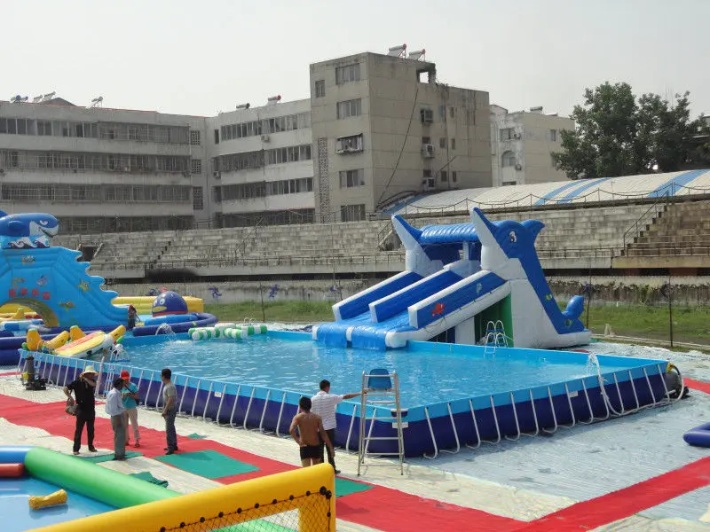 Summer Outdoor Metal Steel Frame Swimming Pool Equipment