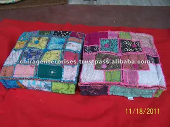 Indian Handmade Vintage Fabric Floor Cushions Buy Meditation
