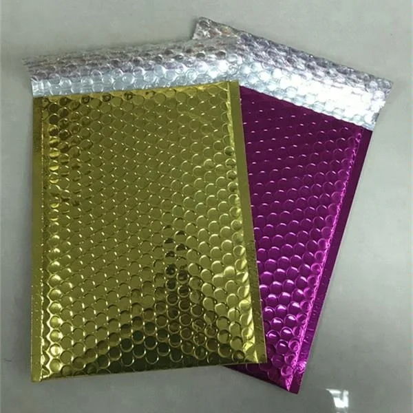 Metallic Bubble Mailer Customized Envelope Decorative Bubble