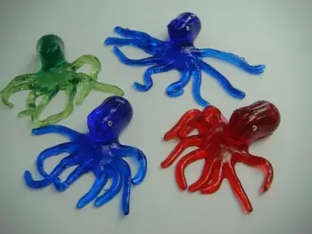 blue and purple octopus toy