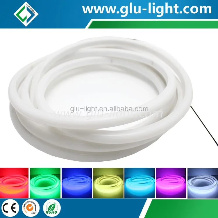 12v/24v 5050 Outdoor Rgb Neon Led Strip,Dot Free Uv Resistant Ip67