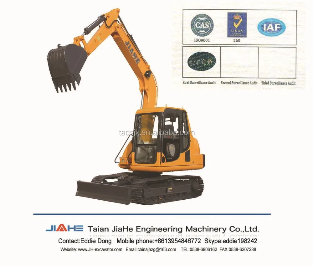 New Arrival 9ton Excavator Operating Weight 9t Bucket Capacity 0.4m3