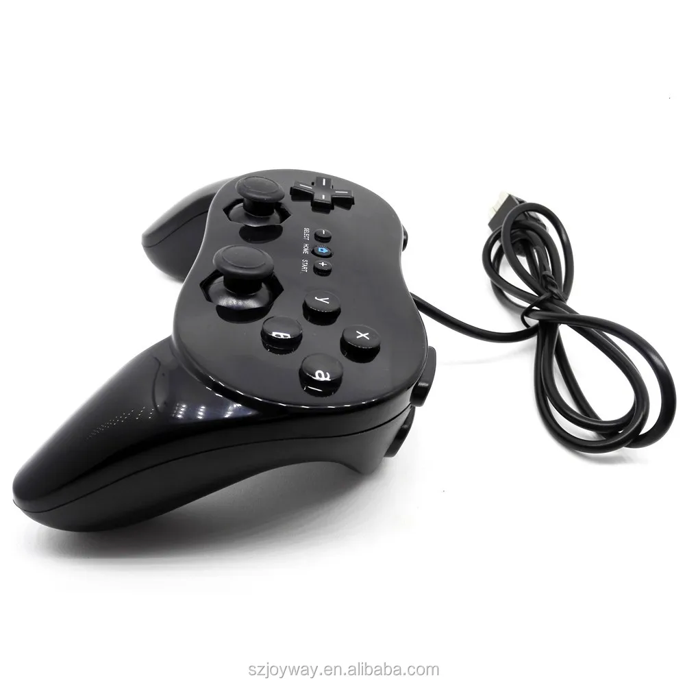 For Nintendo Wii Pro Wired Game Controller Gamepad Joystick Controller