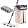 Lazy people do not wash the flat mop can lengthen the mop