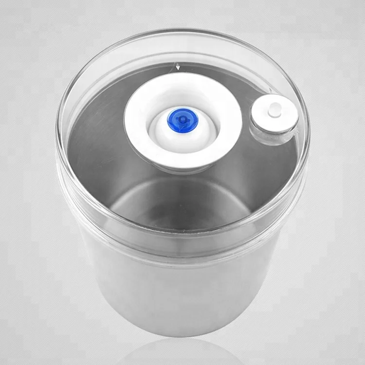 Newest Stainless Steel Air Pump Vacuum Food Saver Storage Canister