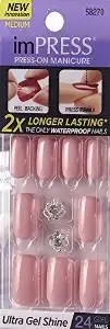**NEW 2015** KISS imPRESS "BEHIND THE SCENES" Medium Length by Broadway Press-On Manicure Nails