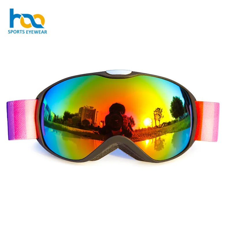 
High Quality UV Protection detachable magnetic Compatible ski snow boarding manufacture goggles 