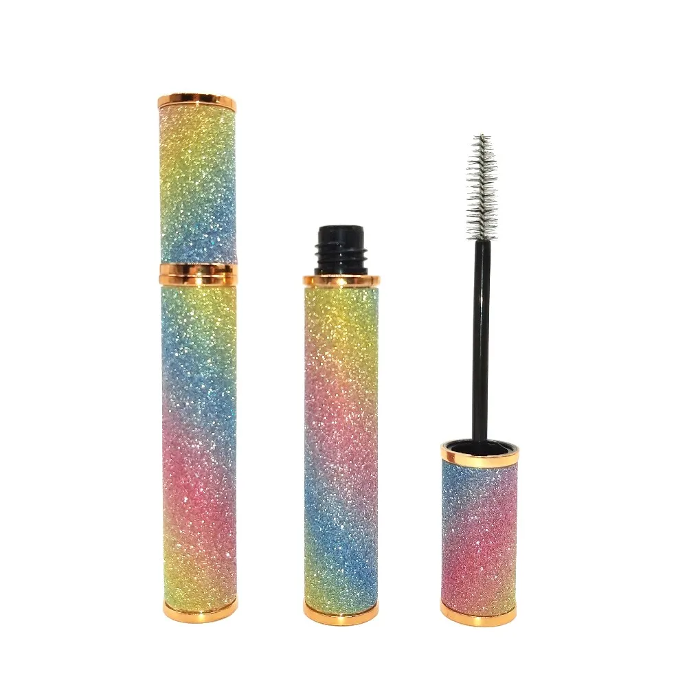 2019 New Luxury Round Glitter Bling Empty 8ml Mascara Container