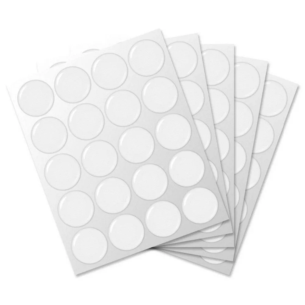 Custom Vinyl Epoxy Stickers Clear Dome Resin Epoxy Stickers Self