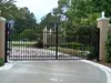 old simple farm iron gate
