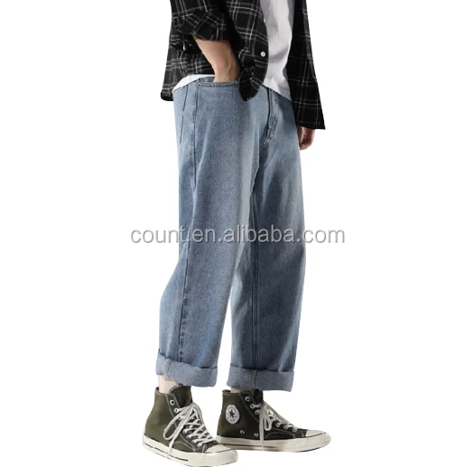 mens wide leg jeans