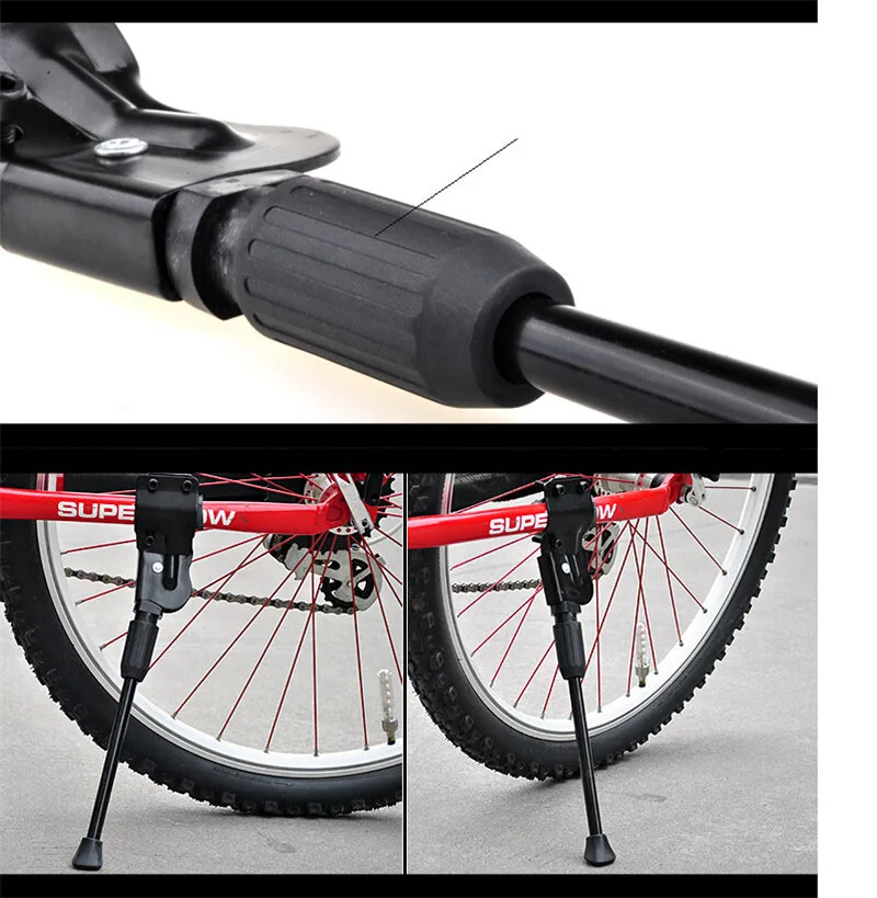 West Biking Bicycle Kickstand Cycling Steel Foot Brace Bike Side Stand