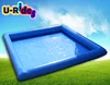 Factory price customized dark blue inflatable swimming water pool For indoor
